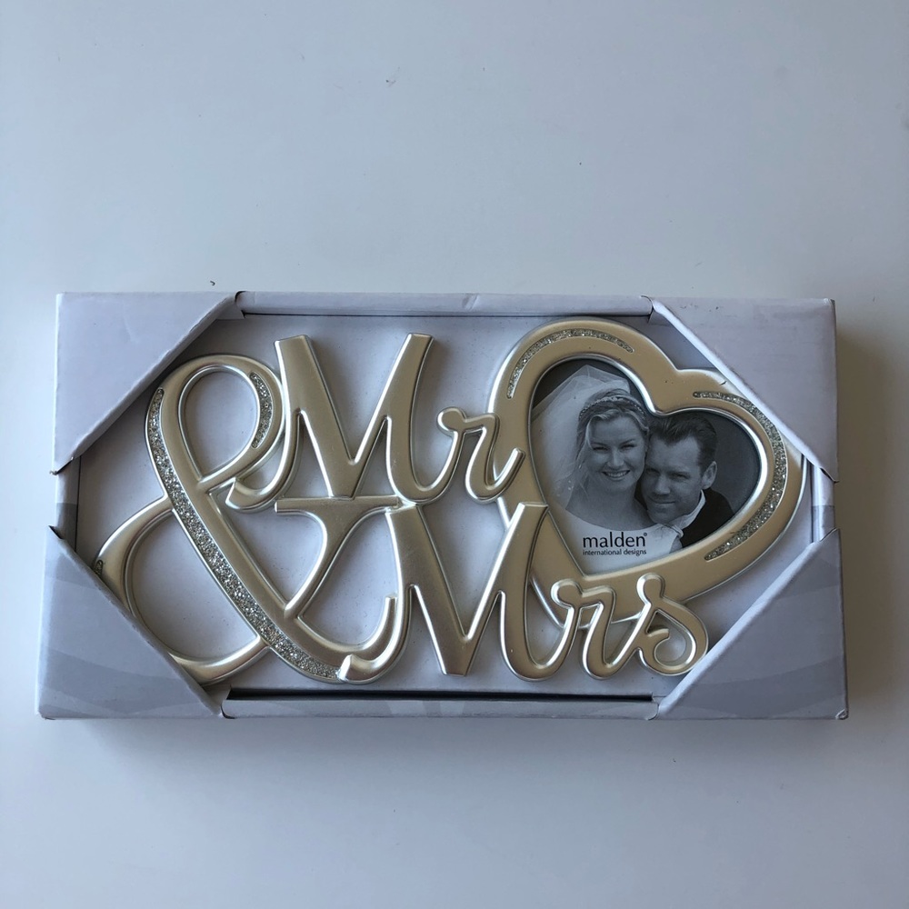 Malden “Mr. & Mrs.” Heart Picture Frame
